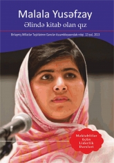 Əlində kitab olan qız