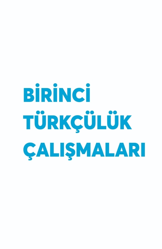 Birinci T&uuml;rk&ccedil;&uuml;l&uuml;k &ccedil;alışmaları 