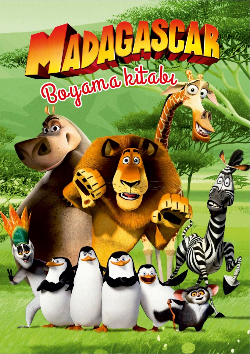 Madagascar - Boyama kitabı