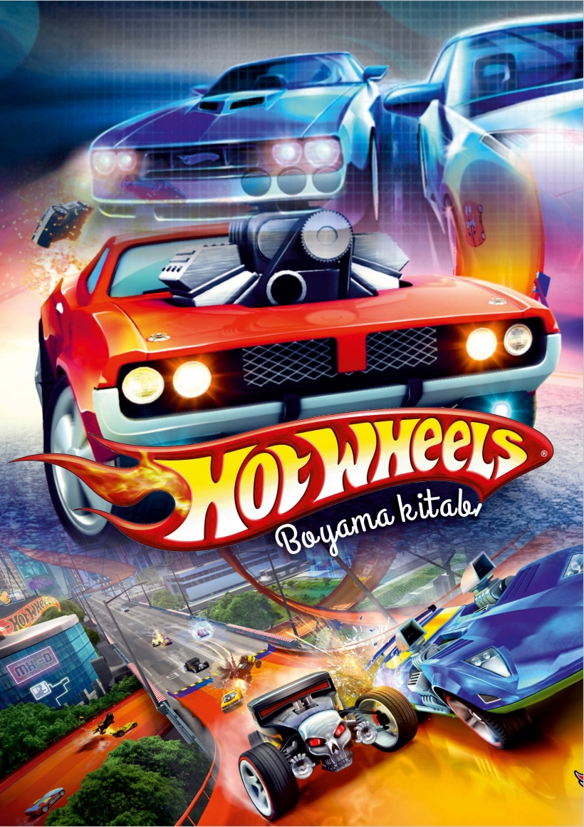 Hot Wheels - boyama kitabı