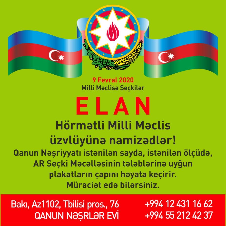 “Qanun”dan deputatlığa namizədlərə “Qanun”dan deputatlığa namizədlərə